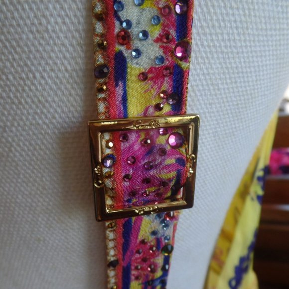 Camilla- Plunge Neck Mini Dress- How Does Your Garden Grow - Picture 4 of 5